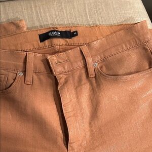 Hudson Jeans Women's Shimmering Copper color  Boot Cut Jeans